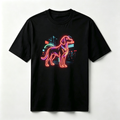 Neon Zodiac | Year of the Dog Graphic T-Shirt – HK – Inspired Neon Art Print Crew Neck Cotton Tee